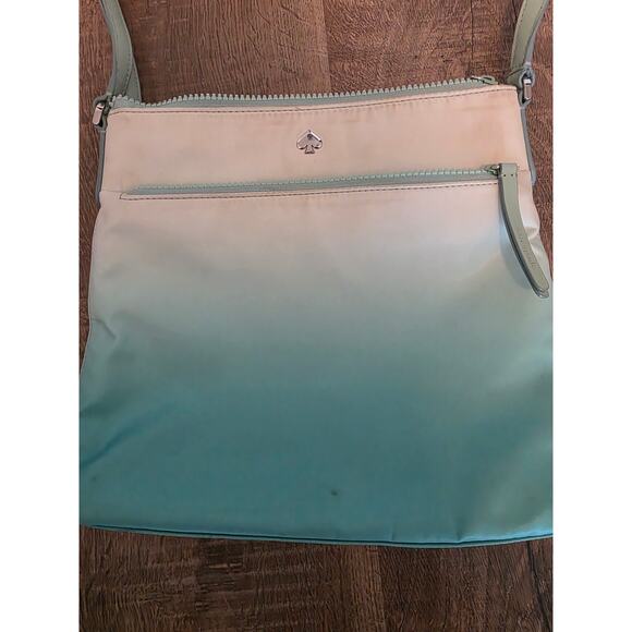Kate Spade Jade Degrade Green Ombre Crossbody Purse - Picture 2 of 11